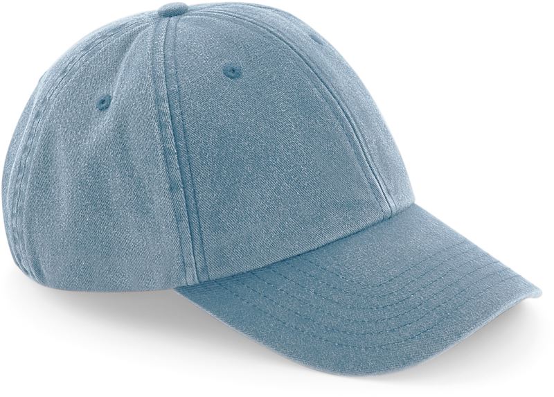 6 Panel Niedrigprofil Kappe "Vintage" Beechfield | B 655