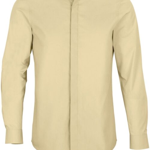 Popeline Hemd mit Maokragen langarm NEOBLU | Bart Men