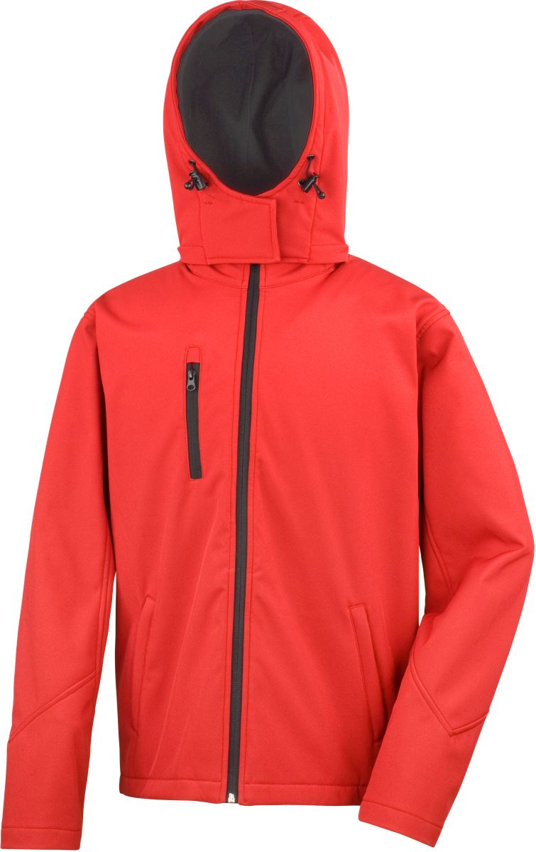 Herren 3-Lagen Softshell Kapuzenjacke Result Core | R 230M