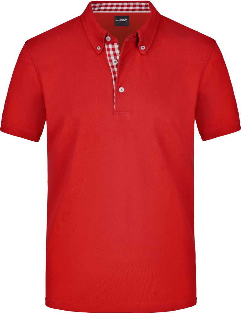 Herren Button-Down Piqué Polo Daiber | JN 964