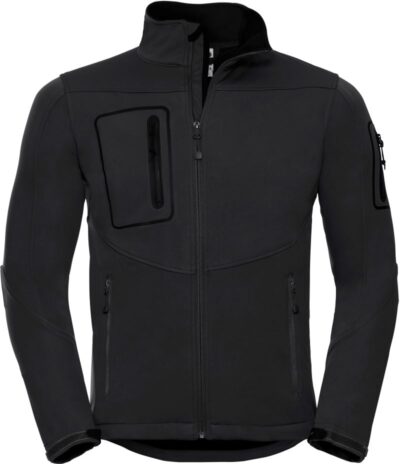 Herren 3-Lagen Sport Softshell Jacke Russell | 520M Herren 3-Lagen Sport Softshell Jacke Russell | 520M
