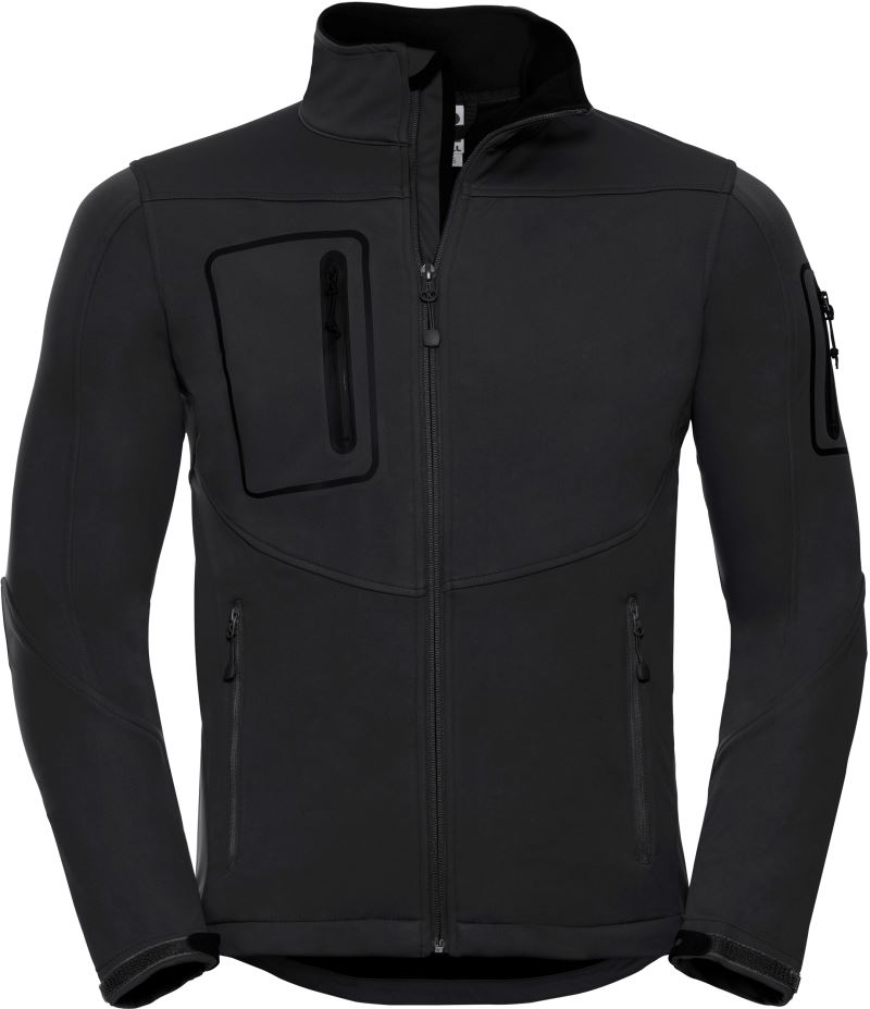 Herren 3-Lagen Sport Softshell Jacke Russell | 520M