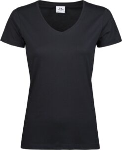 Damen Luxus V-Ausschnitt T-Shirt Tee Jays | TJ 5005