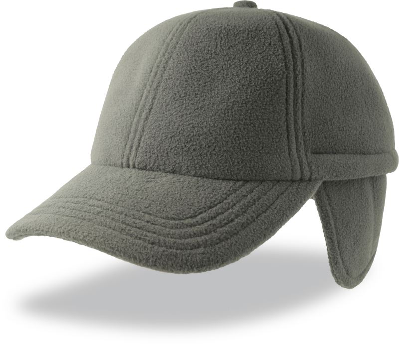 6 Panel Baseball Kappe mit Ohrenschutz Atlantis | Snow Flap Stopper-S
