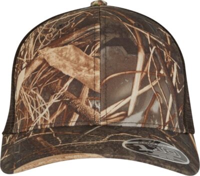 6 Panel Trucker Kappe "Realtree Camo" Flexfit | 110MRC