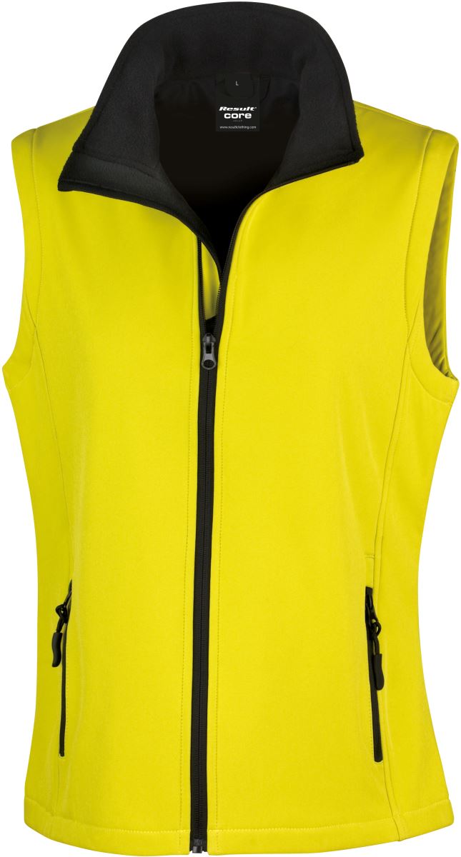 Damen 2-Lagen Softshell Gilet "Printable" Result Recycled | R 232F