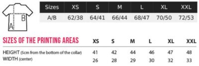 Schweres Damen Digitaldruck Bio T-Shirt 10er Pack RTP Apparel | Tempo 185 Women Grössentabelle