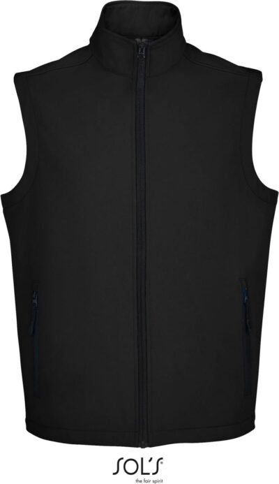 Herren 2-Lagen Softshell Gilet SOL'S | Race BW Men