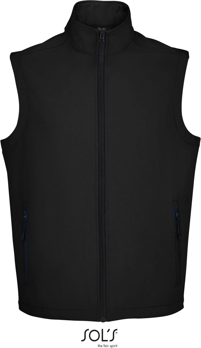 Herren 2-Lagen Softshell Gilet SOL'S | Race BW Men