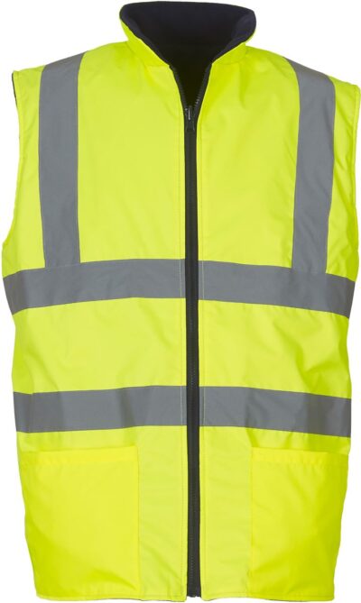 Hi-Vis Wende Fleece Bodywarmer Yoko | HV 008F