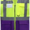 hi vis yellow/purple