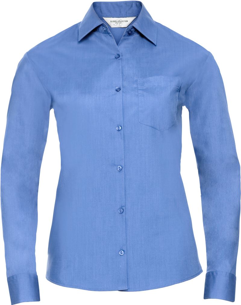 Popeline Bluse langarm Russell | 934F