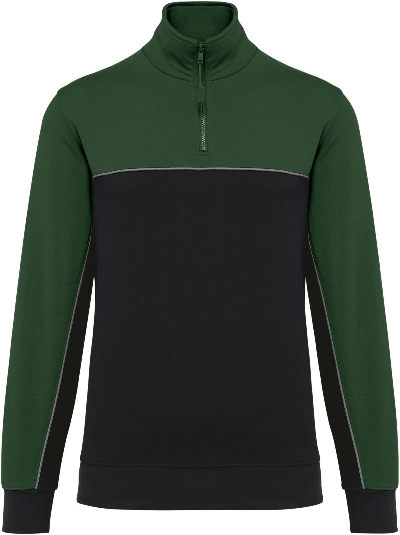 Workwear Sweater mit 1/4 Zip Kariban WK | WK 404