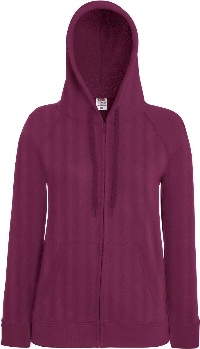 Damen Kapuzen Sweatjacke F.O.L. | Lady-Fit LW Hooded Sweat Jacket