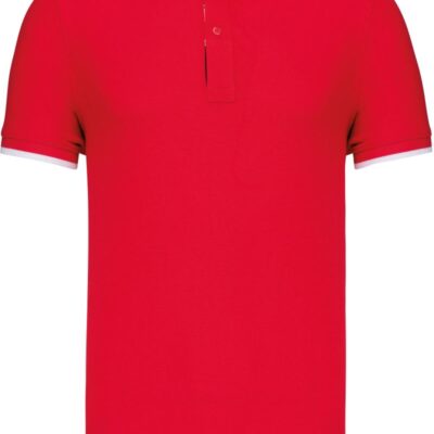 Herren Kontrast Piqué Polo Kariban | K 245 Herren Kontrast Piqué Polo Kariban | K 245