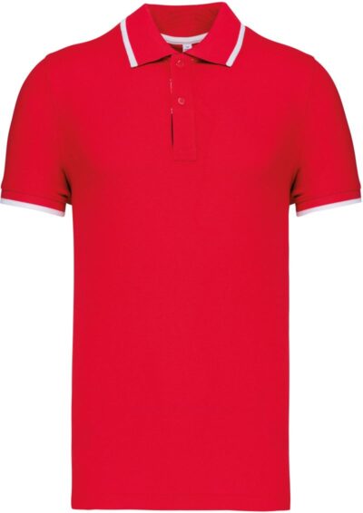 Herren Kontrast Piqué Polo Kariban | K 245 Herren Kontrast Piqué Polo Kariban | K 245