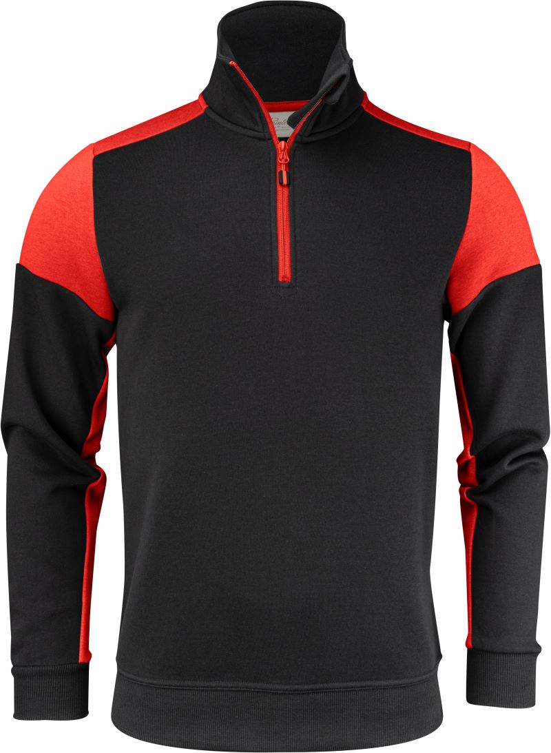 Sweater mit 1/4 Zip Printer | Prime Halfzip Sweater