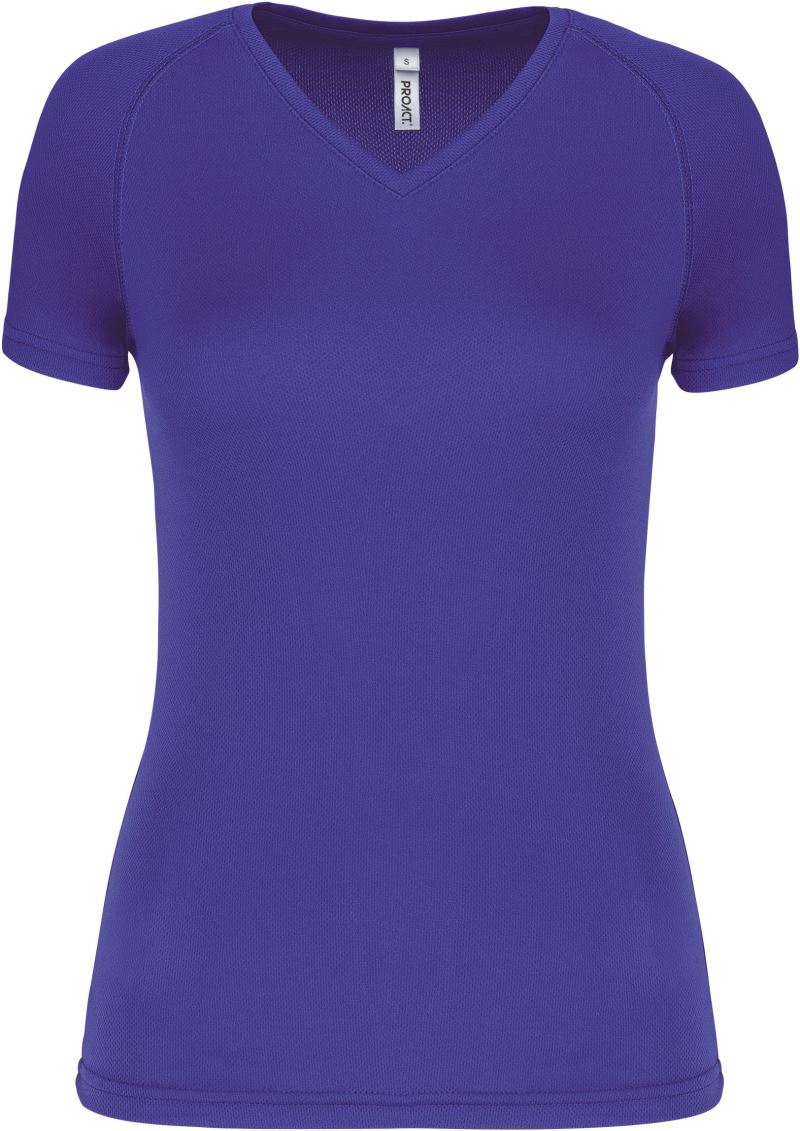 Damen V-Ausschnitt Sport Shirt Kariban ProAct | PA 477