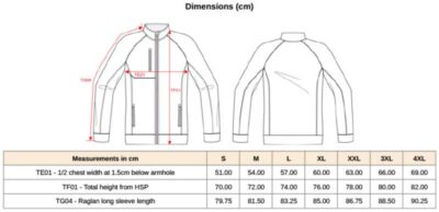 Herren Melange Strickfleece Jacke Kariban | K 9106 Grössentabelle