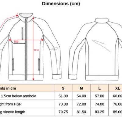 Herren Melange Strickfleece Jacke Kariban | K 9106 Grössentabelle
