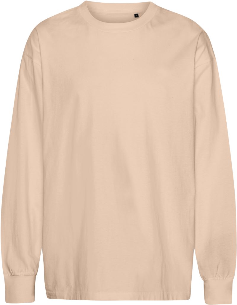 Oversize Bio IC T-Shirt langarm "Tiger" Neutral | T 60050