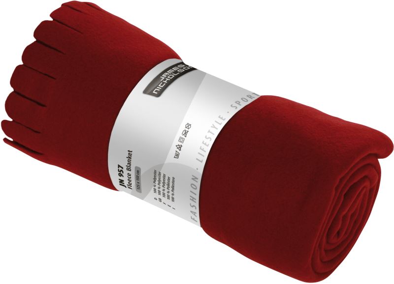 Fleece Decke mit Fransen Daiber | JN 957