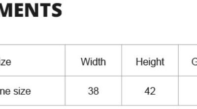 Schwere Baumwolltasche mit langem Henkel "Tiger" Neutral | T 90003 Grössentabelle