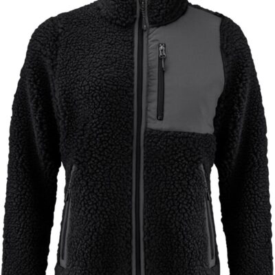 Damen Sherpa Fleece Jacke "Two-Tone" James Harvest | Kingsley Fleece Women
