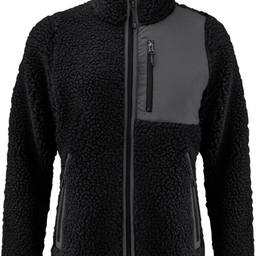 Damen Sherpa Fleece Jacke "Two-Tone" James Harvest | Kingsley Fleece Women