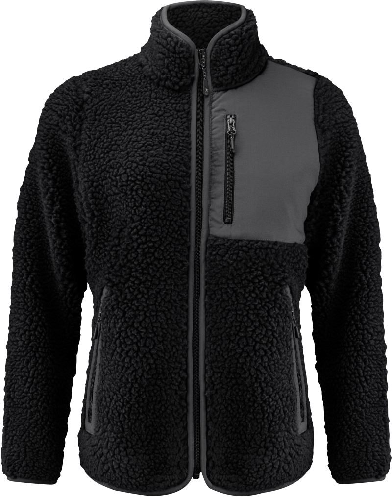 Damen Sherpa Fleece Jacke "Two-Tone" James Harvest | Kingsley Fleece Women