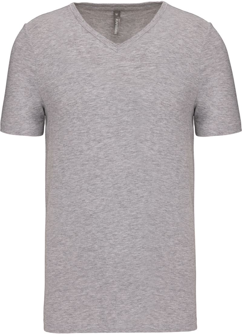 Herren V-Ausschnitt Stretch T-Shirt Kariban | K 3014
