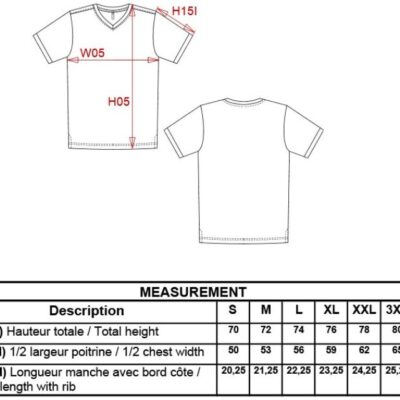 Herren Piqué V-Ausschnitt T-Shirt Kariban | K 374 Grössentabelle Herren Piqué V-Ausschnitt T-Shirt Kariban | K 374 Grössentabelle