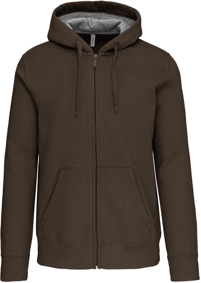 Schwere Kapuzen Sweatjacke Kariban | K 444