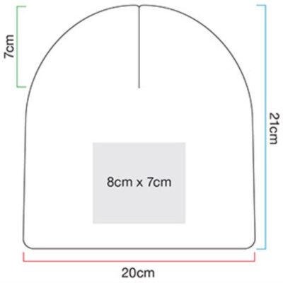 Strickmütze "Recycled" Beechfield | B 44R Grössentabelle