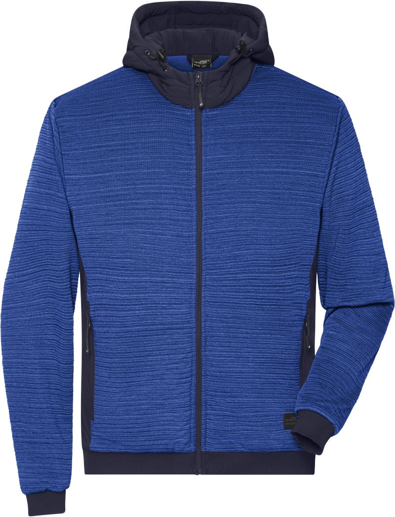 Wattierte Herren Hybrid Strickfleece Jacke Daiber | JN 1844