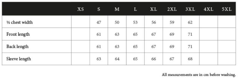 Damen Pullover Tee Jays | TJ 6006 Grössentabelle