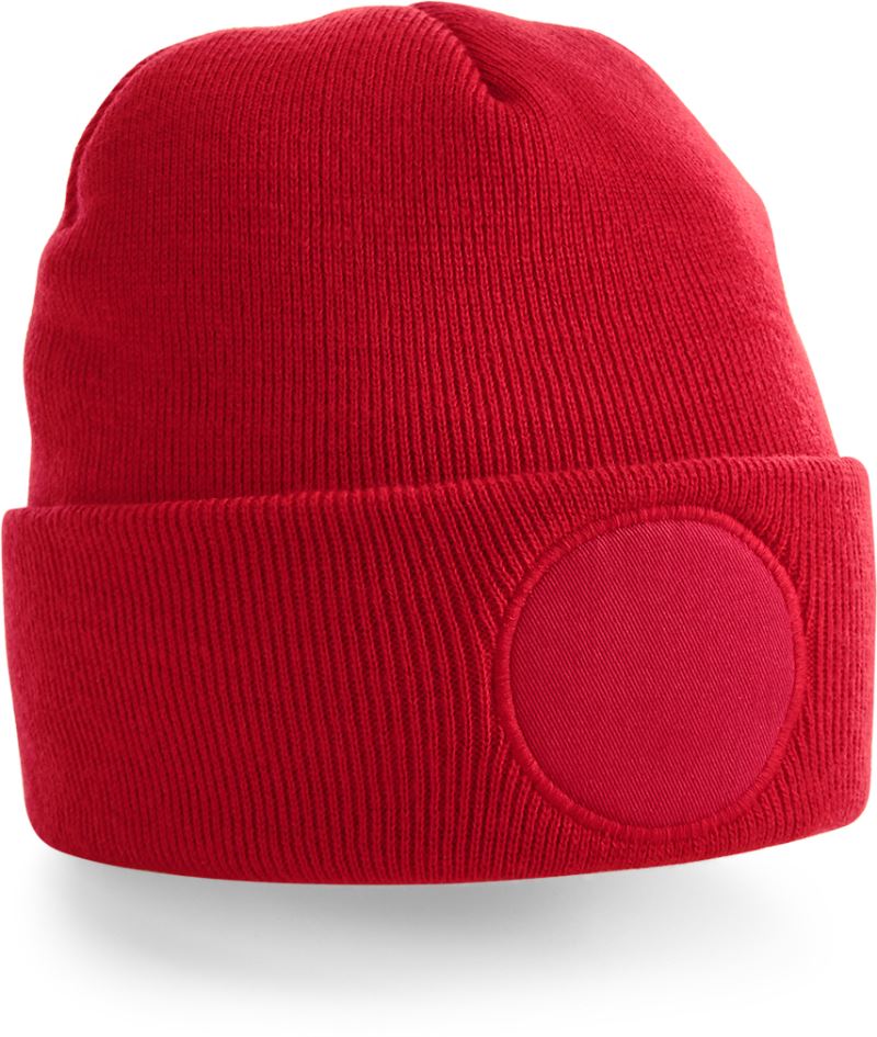 Circular Patch Beanie Beechfield | B 446