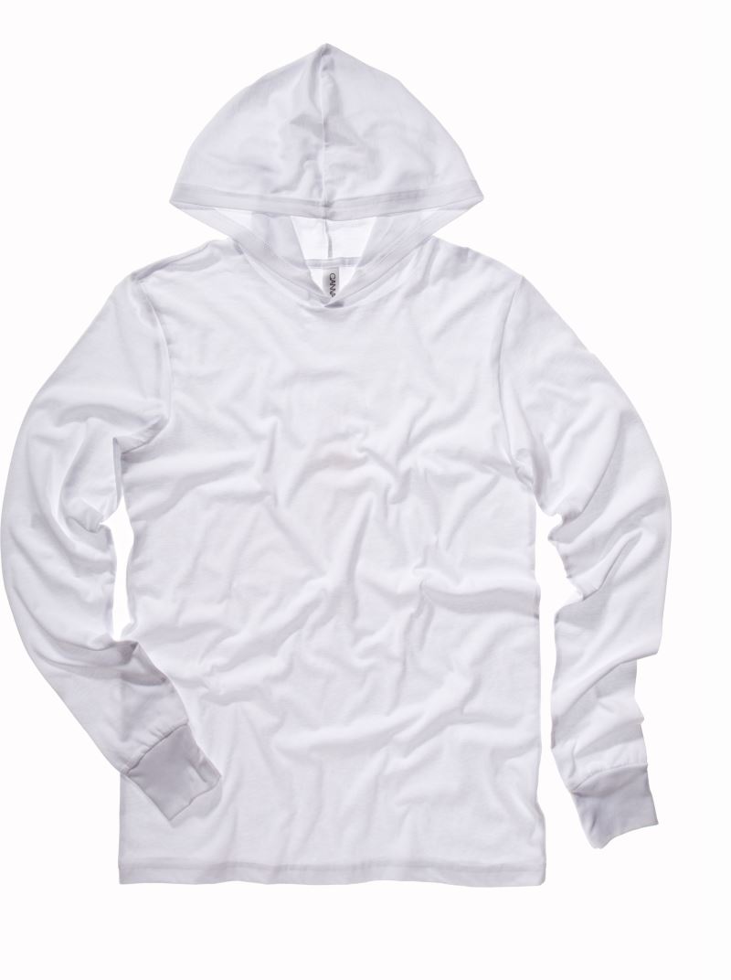 Unisex Jersey Kapuzen T-Shirt langarm Bella + Canvas | 3512