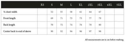 Sweater mit 1/4 Zip Tee Jays | TJ 5438 Grössentabelle