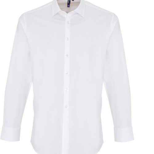 Popeline Stretch Hemd langarm Premier | PR 244