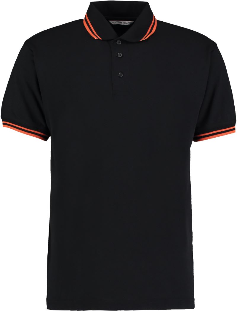 Herren Kontrast Piqué Polo Kustom Kit | KK 409