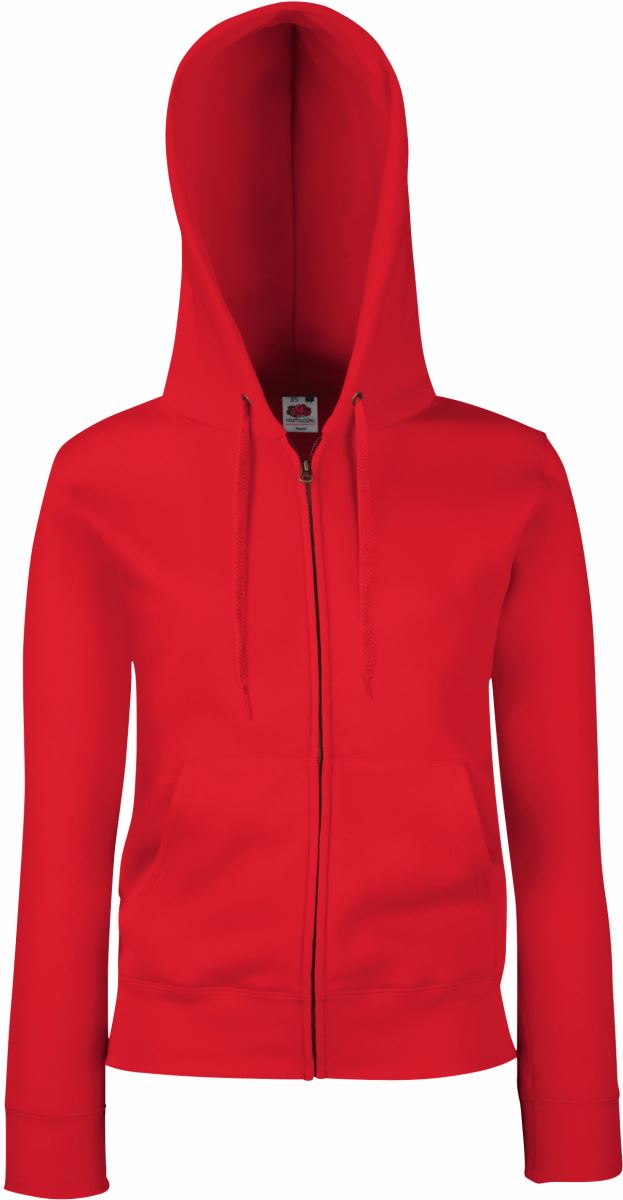 Damen Kapuzen Sweatjacke F.O.L. | Premium Lady-Fit Hooded Jacket