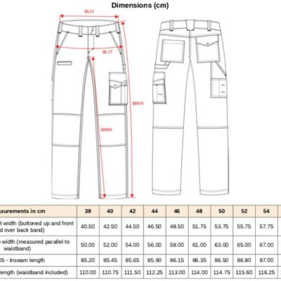 Workwear Multipocket Hose Kariban WK | WK 795 (56-58)