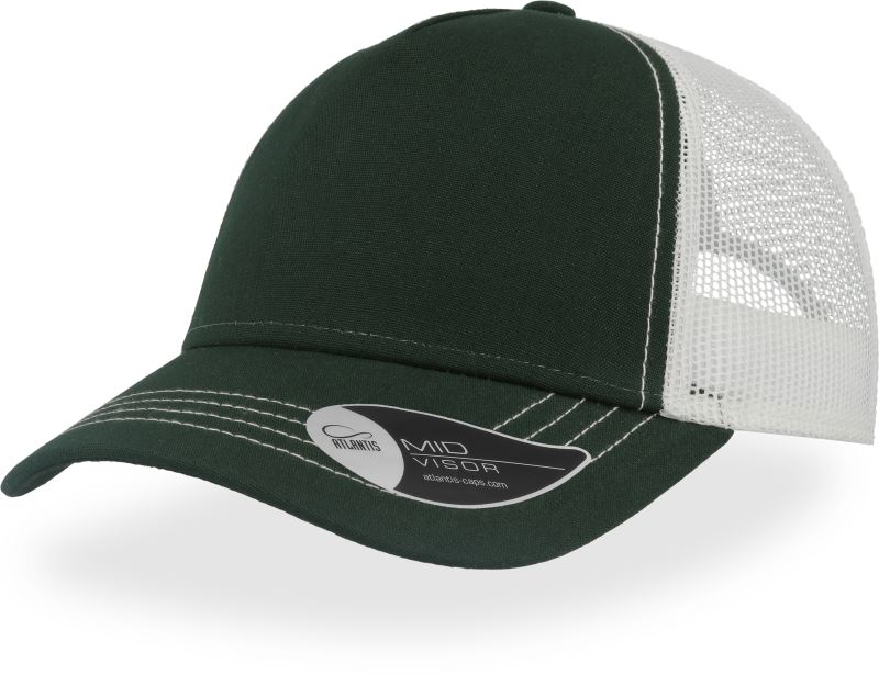 5 Panel Mesh Kappe "Rapper Canvas" Atlantis | Rapper Canvas