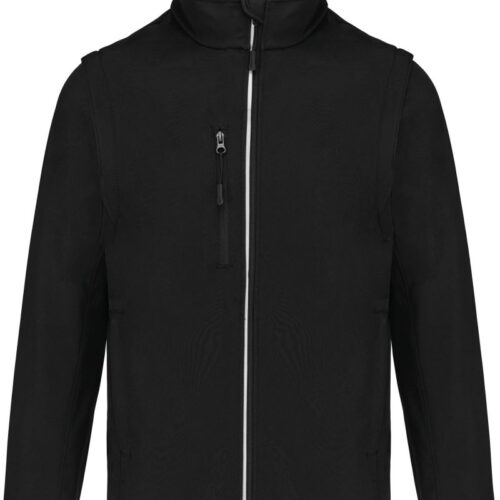 3-Lagen Softshell Jacke mit abnehmbaren Ärmeln Kariban ProAct | PA 323