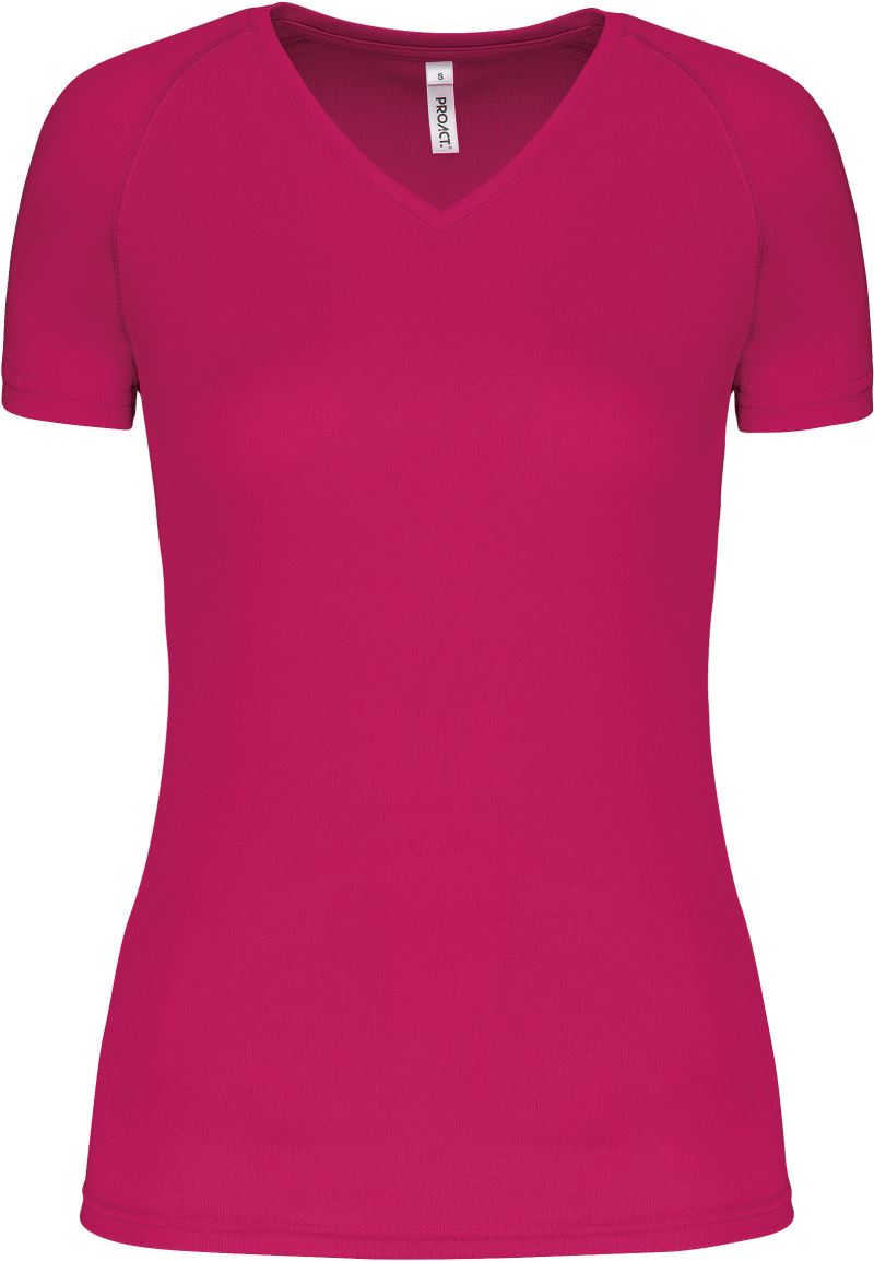 Damen V-Ausschnitt Sport Shirt Kariban ProAct | PA 477