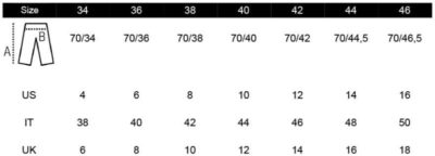 Damen Hose 7/8 SOL'S | Jules Women Grössentabelle Damen Hose 7/8 SOL'S | Jules Women Grössentabelle