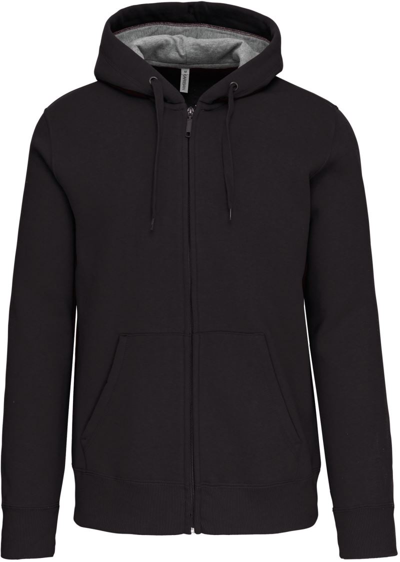 Schwere Kapuzen Sweatjacke Kariban | K 444