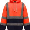 hi vis orange/navy