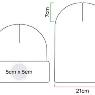 Circular Patch Beanie Beechfield | B 446 Grössentabelle